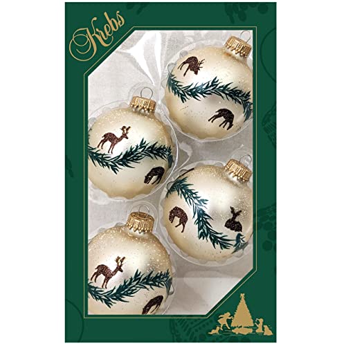 Decorated Glass Balls Christmas Tree Ornaments