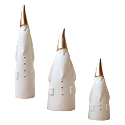 Decorative Ceramic Santa Claus Figurine: Vintage Christmas Decor