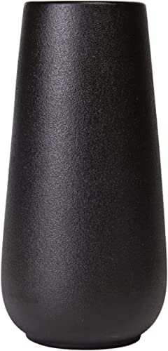 DECORPIA Premium Quality Black Ceramic Vase