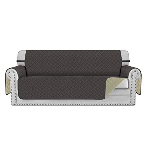 Deeky Sofa Cover for 3 Cushion, Water Resistant & Reversible