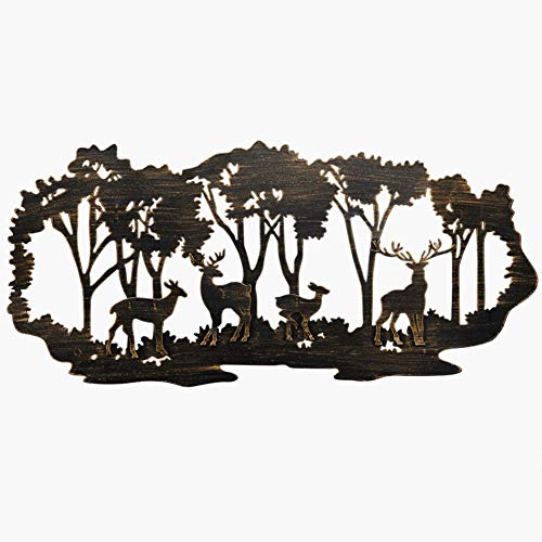 Deer in the Forest Wall Decor