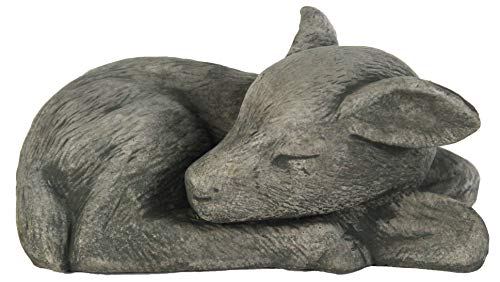 Deer Lay Down Concrete Statue for Home and Garden