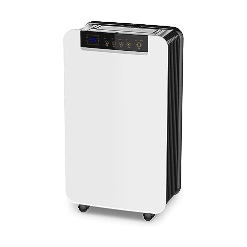 Dehumidifier,Home Dehumidifier 40 Pints for Basements With Drain Hose for Space Up To 2000 Sq Ft