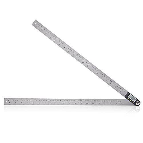 Delgada Digital Angle Ruler - Stainless Steel Digital Angle Finder