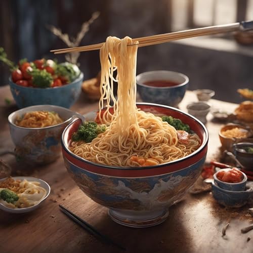 Delicious and Convenient Bowl of Noodles