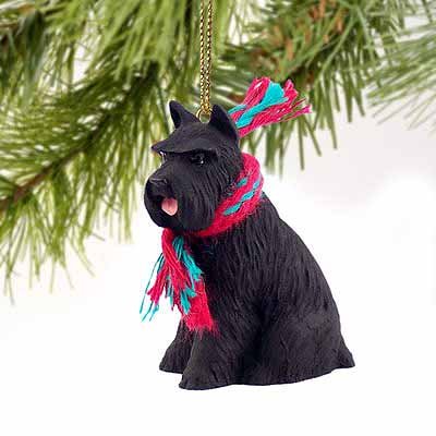 Delightful Schnauzer Miniature Christmas Ornament