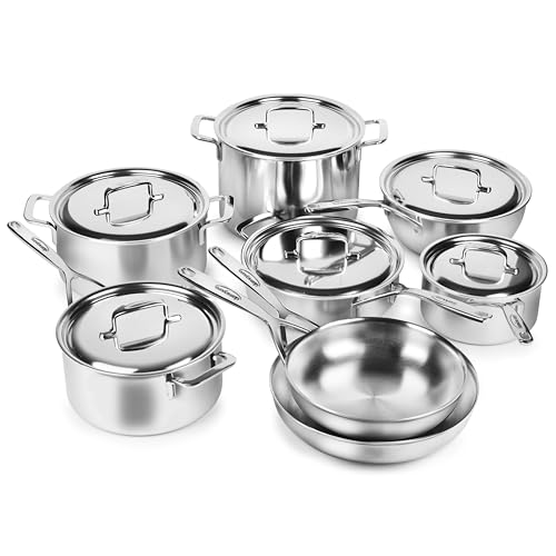 Demeyere 5-Plus Stainless Steel Cookware Set