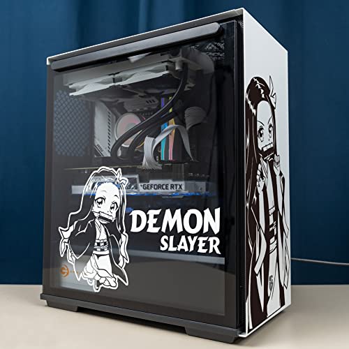 Demon Slayer Anime Stickers for PC Case