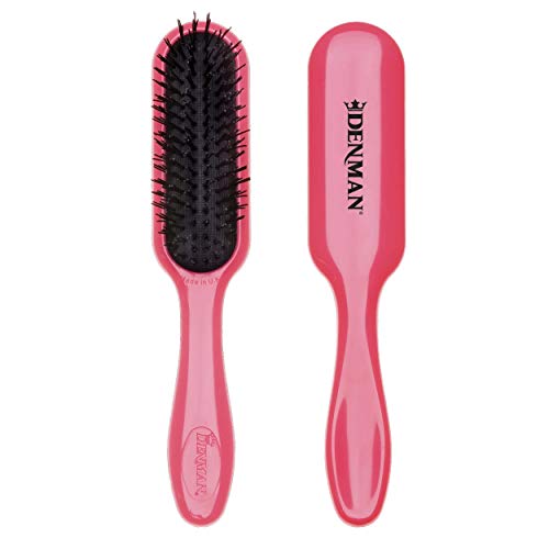 Denman Tangle Tamer Ultra - Powerful Detangling Paddle Brush for Curly Hair and Black Natural Hair