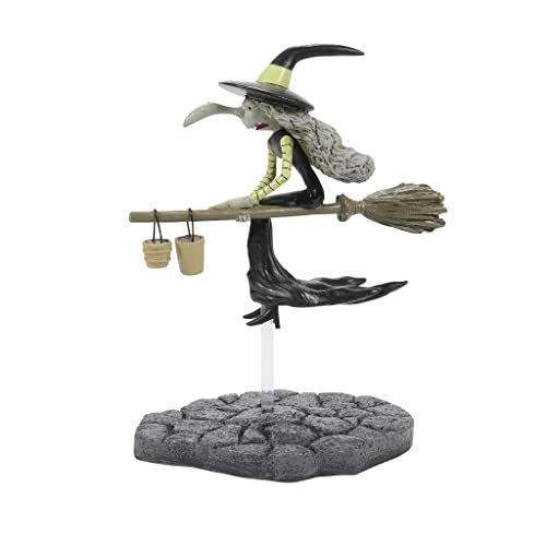 Department 56 Disney The Nightmare Before Christmas Village Accessories Helgamine The Witch Figurine, 4.9 Inch, Multicolor