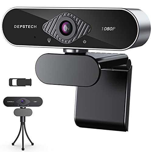 DEPSTECH HD Webcam with Microphone