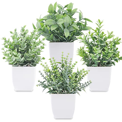 Der Rose Mini Artificial Potted Plants for Home Decor