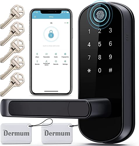 Dermum Smart Lock - The Ultimate Keyless Entry Door Lock