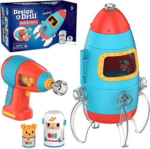 Design & Drill Bolt Buddies Rocket Take Apart Toy