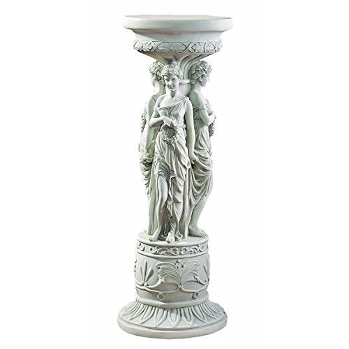 Design Toscano KY992 Chatsworth Manor Neoclassical Furniture Pedestal Column Plant Stand