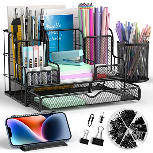 Desk Organizers with Drawer