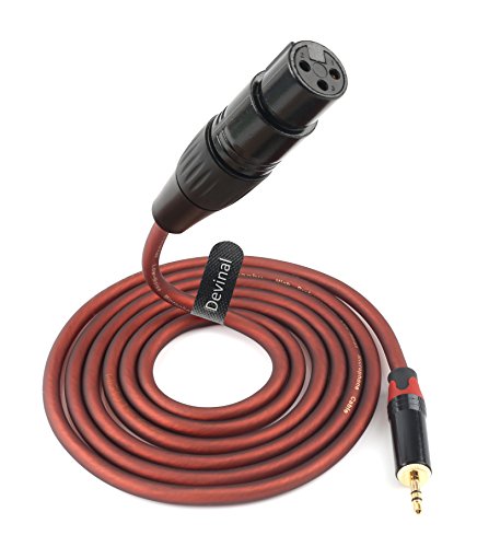 Devinal Balanced XLR to 1/8" Microphone Cable