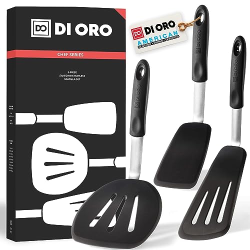 DI ORO Silicone Turner Spatula Set