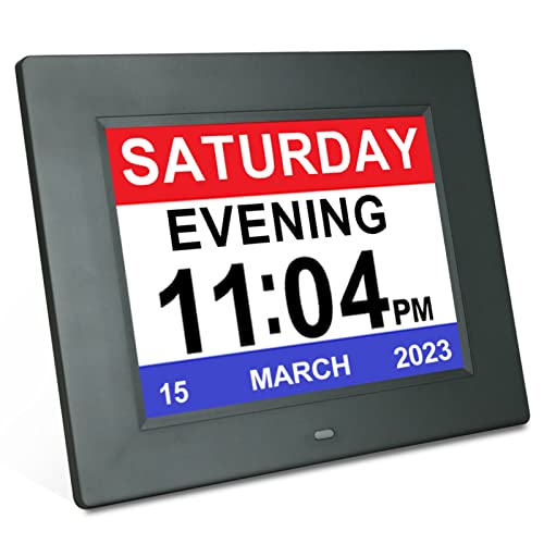 Digital Calendar Day Date Clock for Seniors