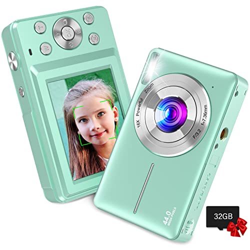 Digital Kids Camera with 32GB Card and 16X Zoom