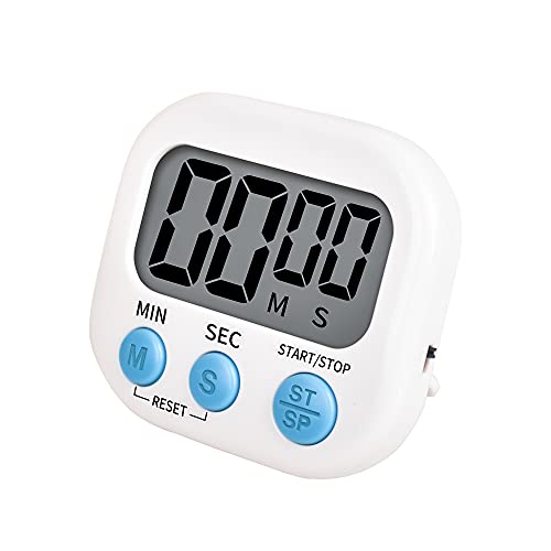 Digital Kitchen Timer with Big Digits and Loud Alarm
