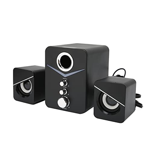 Dilwe Mini Laptop Speakers with Subwoofer