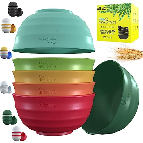 Tafura Microwave Bowl with Lid [Pack of 2] | Microwavable Soup Bowl with  Cover | Noodle Bowl | Christmas Soup Cup Microwave-safe | Oatmeal Container