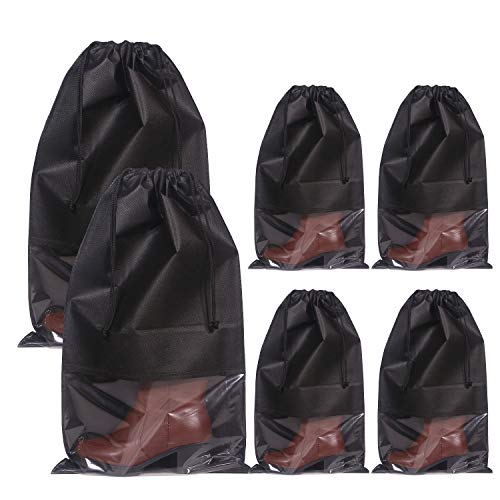 DIOMMELL Tall Boot Bags for Travel Non-Woven Shoe Protector