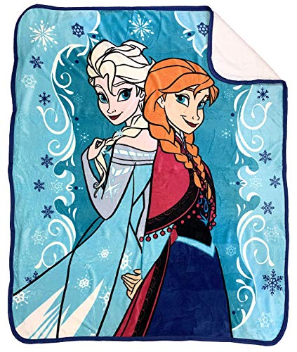 Disney Frozen Springtime Sherpa Throw Blanket