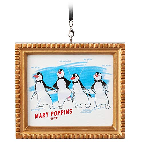 Disney Ink and Paint Mary Poppins Penguin Waiters Framed Canvas