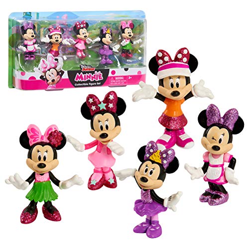 Disney Junior Minnie Mouse 3 Inch Collectible Figure Set 51HJQu140L 