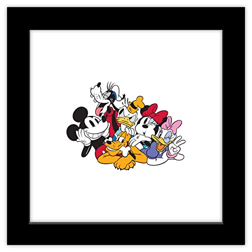 Disney Mickey Mouse Wall Art Poster - Black Framed Version