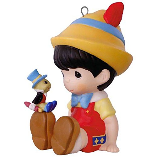 Disney Pinocchio and Jiminy Cricket Porcelain Ornament