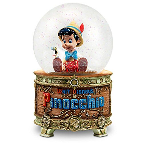 Disney Pinocchio and Jiminy Cricket Snowglobe
