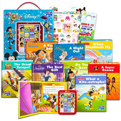 Disney Read Along Books for Kids Bundle