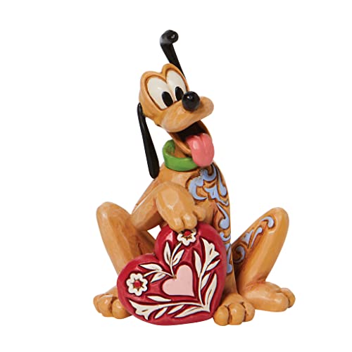 Disney Traditions Pluto Valentine Figurine