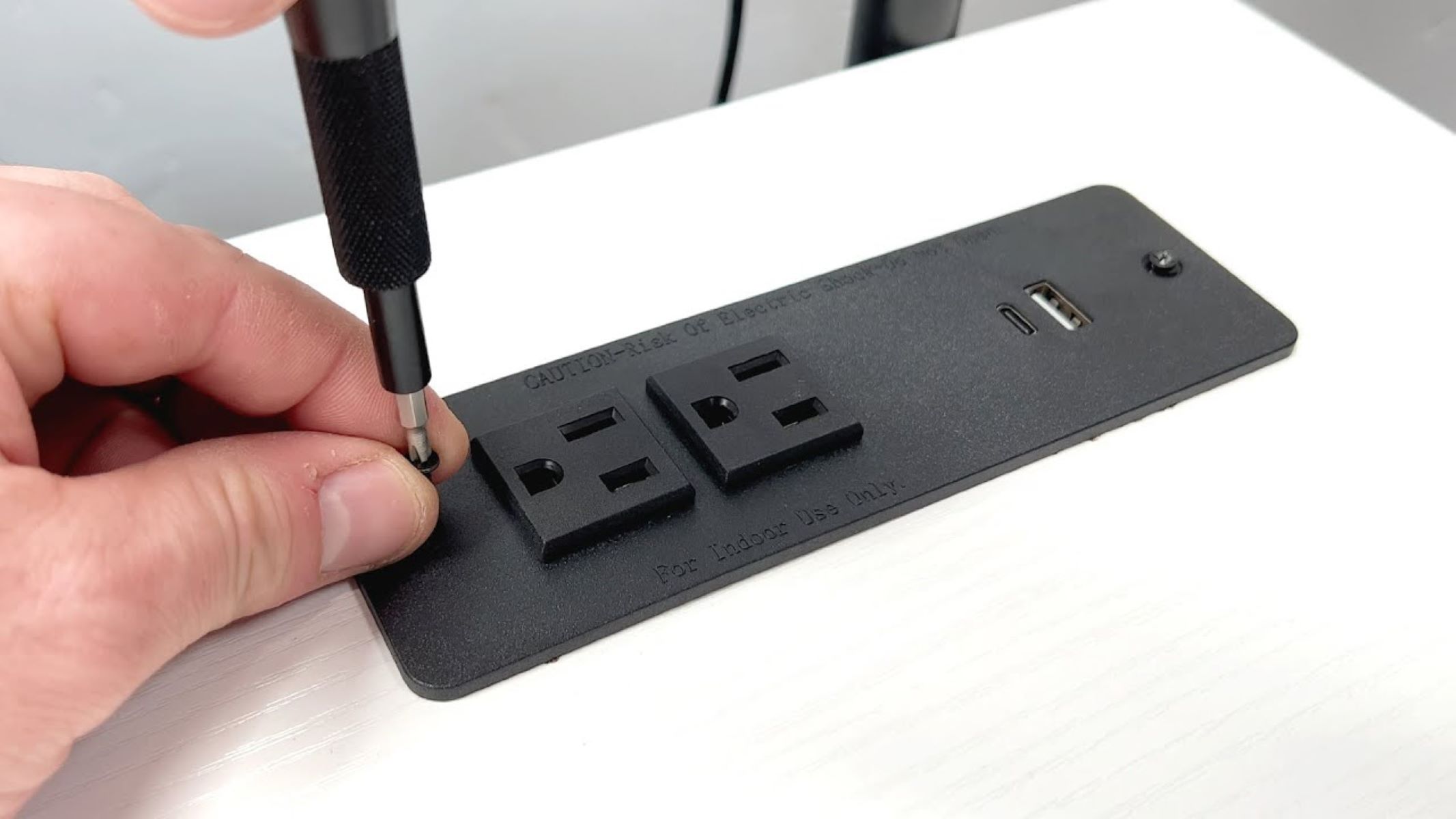 DIY: How To Recess A USB Hub Into A Table