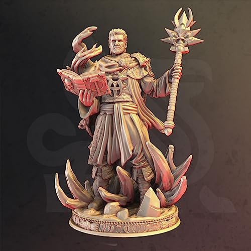DND Human Wizard Miniatures - 28mm Miniatures for Dungeon and Dragons Tabletop Games
