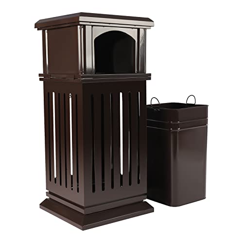 DNYSYSJ Outdoor/Indoor Trash Can with Locking Lid