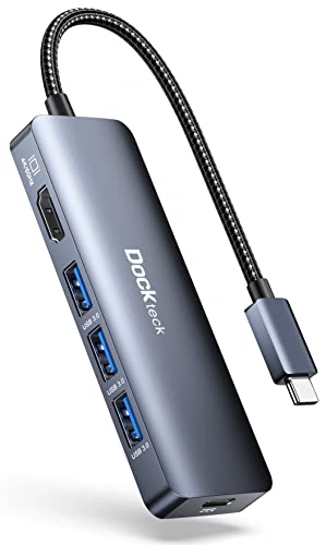 Dockteck USB C Hub HDMI 4K 60Hz