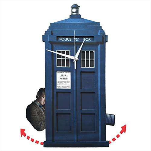 Doctor Who Tardis Pendulum Wall Clock