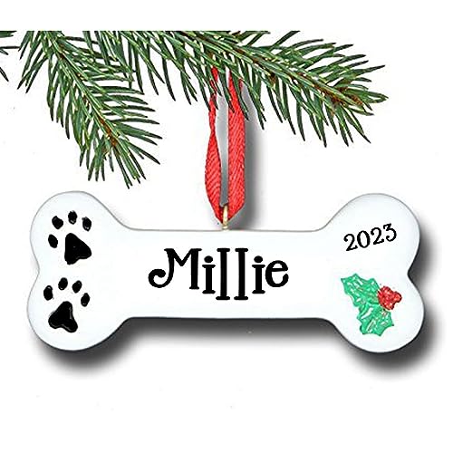 Dog Bone Christmas Tree Ornament