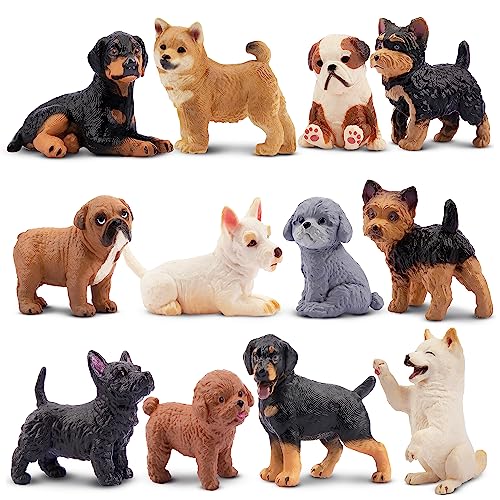 Dog Figurines Playset for Kids Toddlers