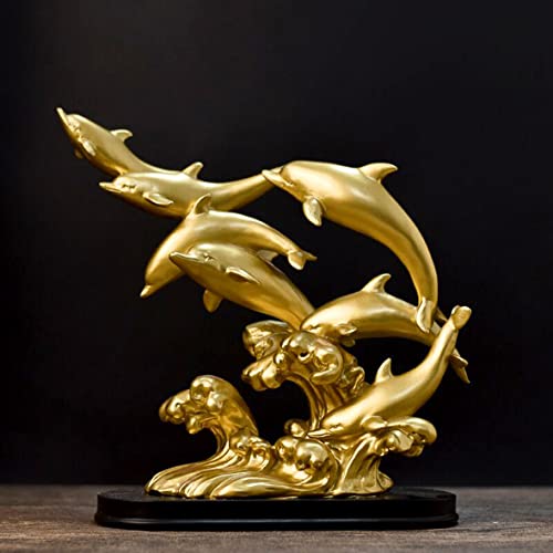 Dolphin Statue Sculpture Frgurine