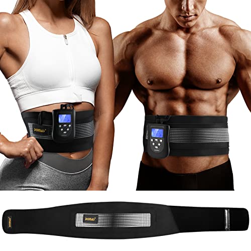 DOMAS Ab Toning Belt - Abs Stimulator with 8 Modes