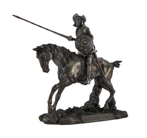 Don Quixote Riding Steed with Lance Figure