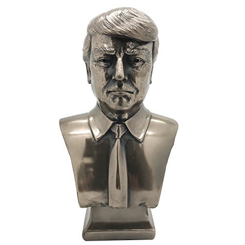 Donald J Trump Bronze Bust Collectible Figurine