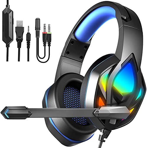 Donerton Gaming Headset with Surround Sound and Noise Canceling Mic