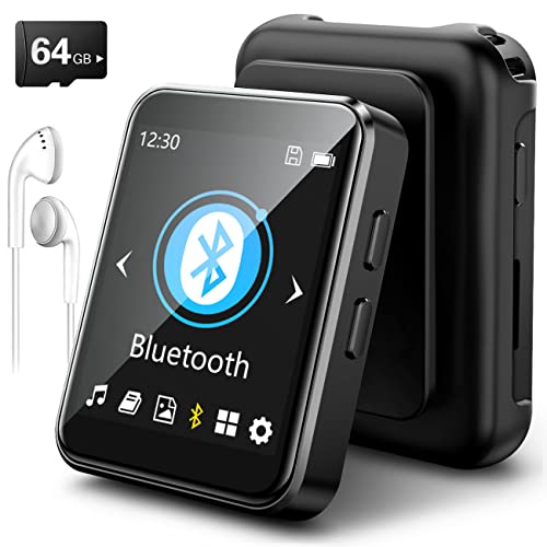 DONEST 64GB MP3 Player with Bluetooth 5.2 and Touch Screen