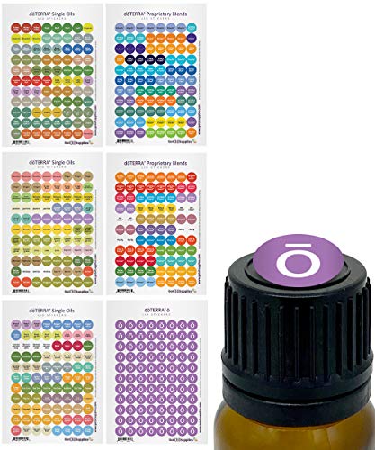 doTERRA Essential Oil Labels & Stickers with Organizer